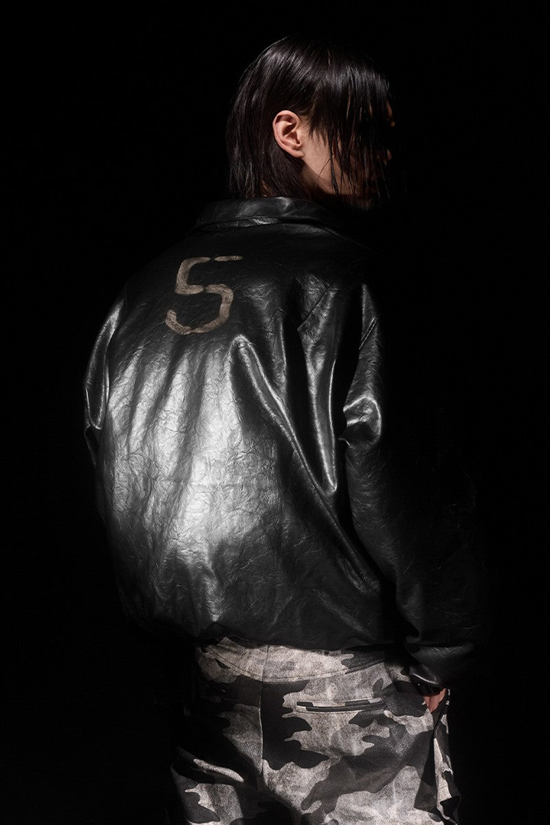 Vintage Oil Puff Jacket