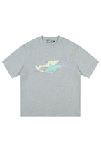Patchwork Floral Embroidery T-Shirt