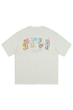 Handrawn Crayon Flower Loose Tee