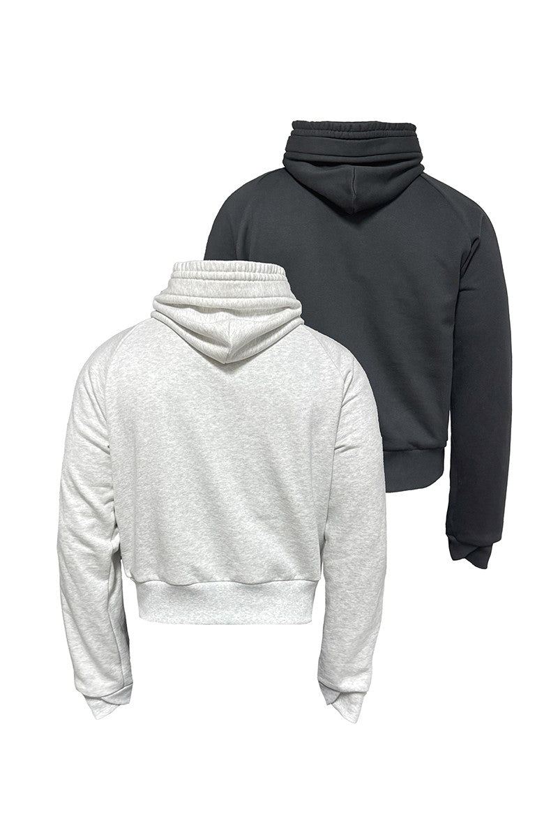 Drawstring Raglan Fit Hoodie