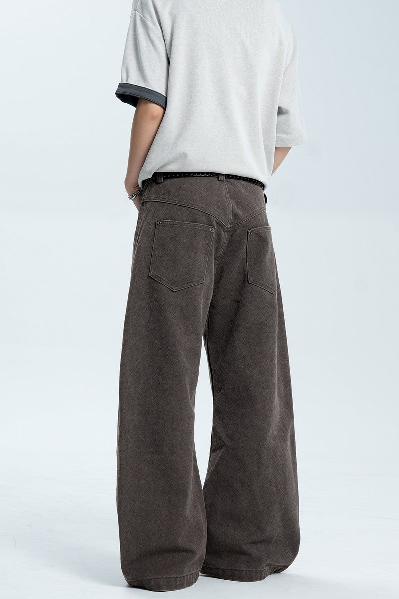 Washed Street Loose Fit Jeans