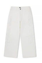 Heart Embroidery Wide Leg Pants