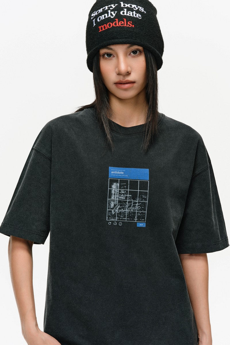 Heavyweight Washed Captcha T-Shirt