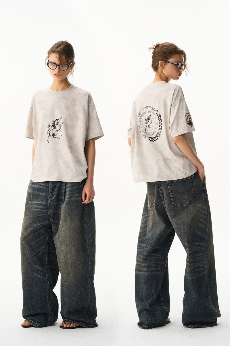 Unicorn Graphic Print Tee