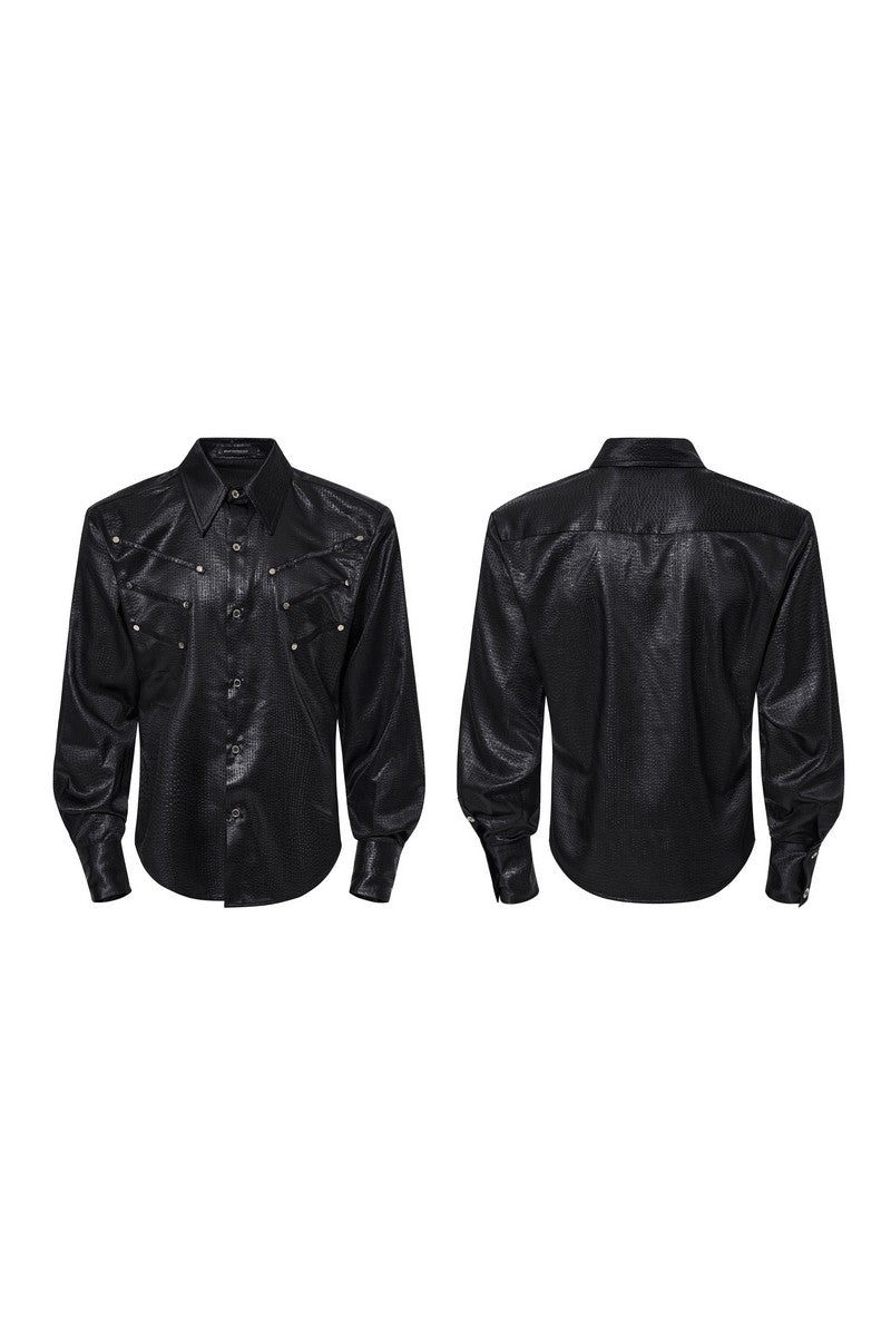 Textured Longsleeve Shirt