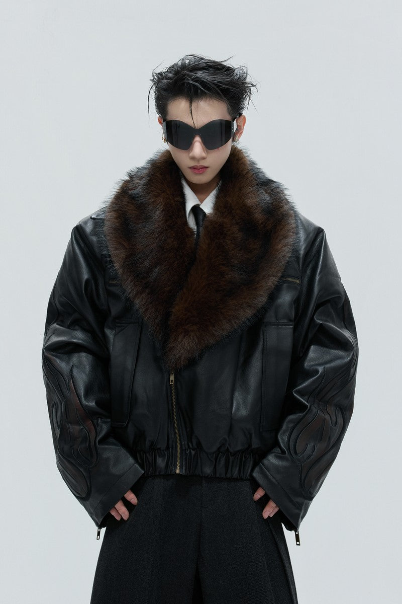 Detachable Fur Heavy Puffer Jacket
