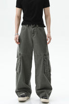 Deconstructed Cargo Denim Jeans