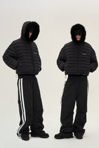 Oversized Detachable Fur Down Jacket