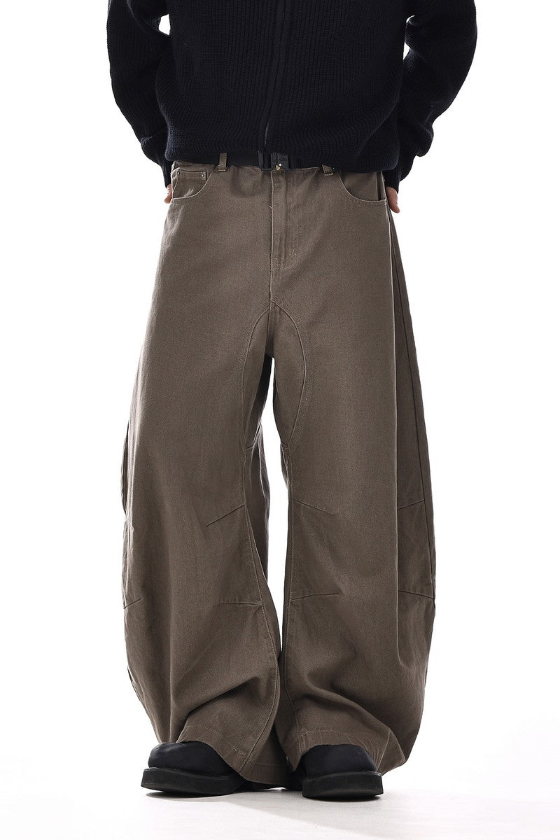 Vintage Loose Blade Deconstructed Jeans