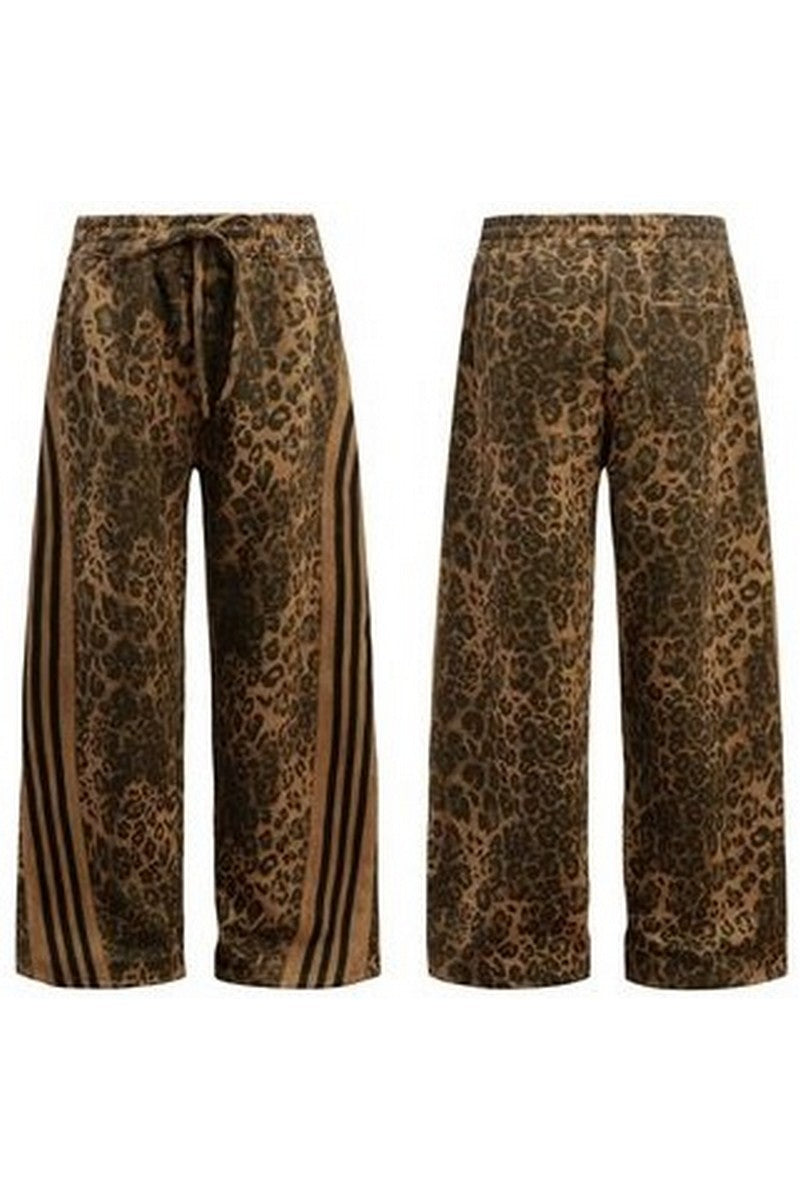 Leopard Stripe Utility Pants