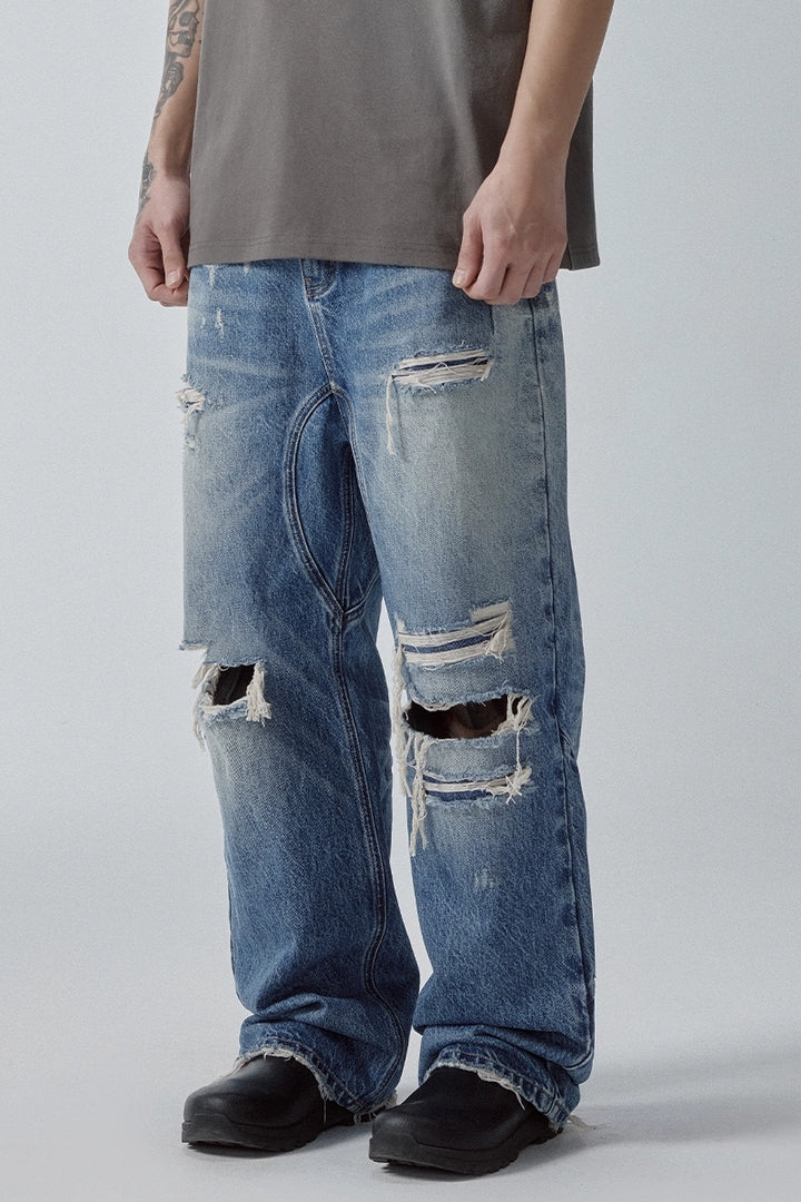 Vintage Ripped Jeans