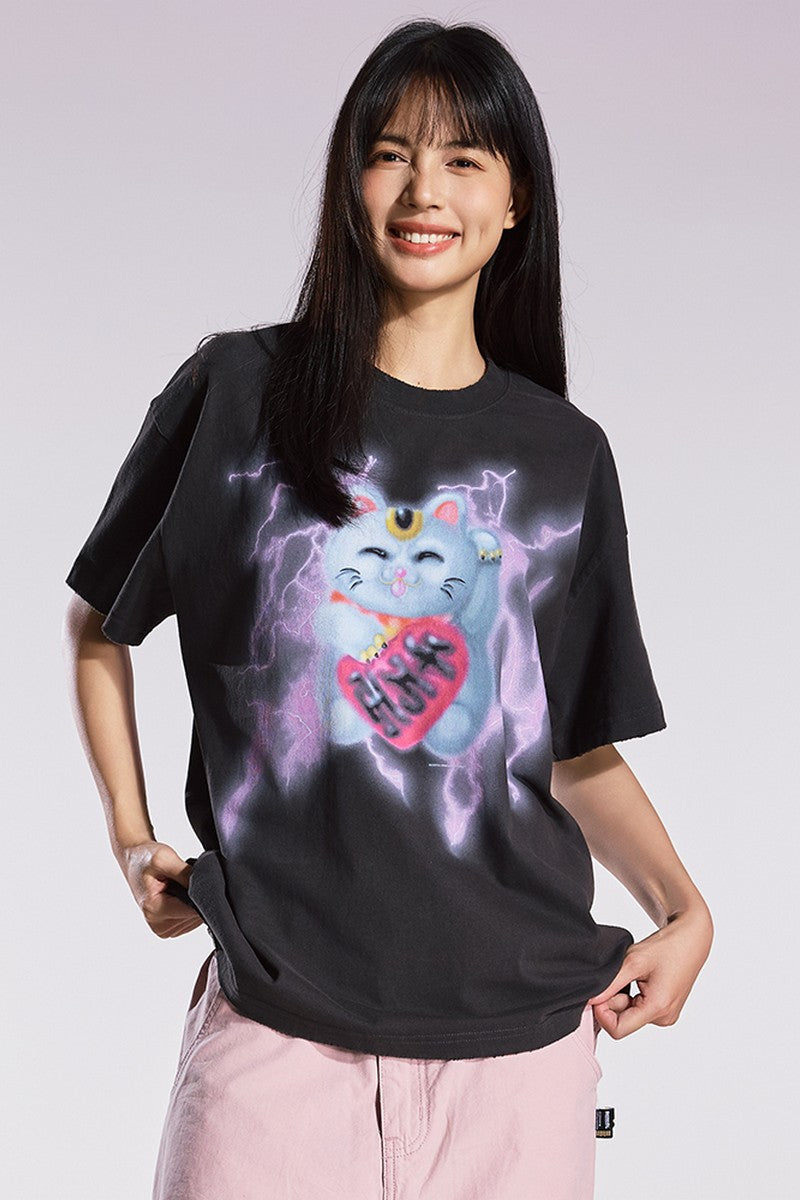 Lucky Cat Graphic Tee