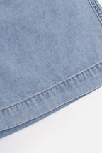Cooling Washed Denim Shorts