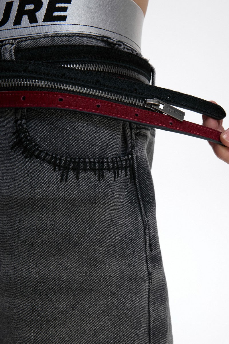 Vintage Double Zip Belt
