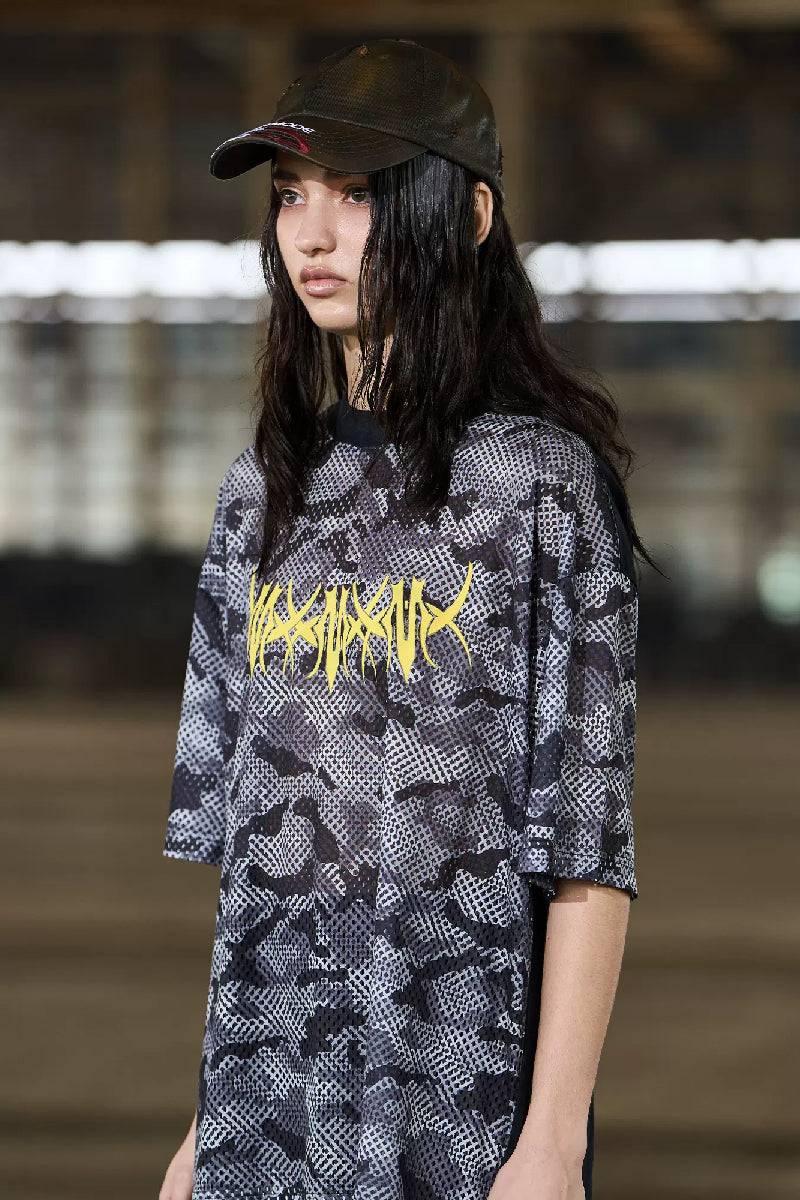 Camo Print Oversized Tee