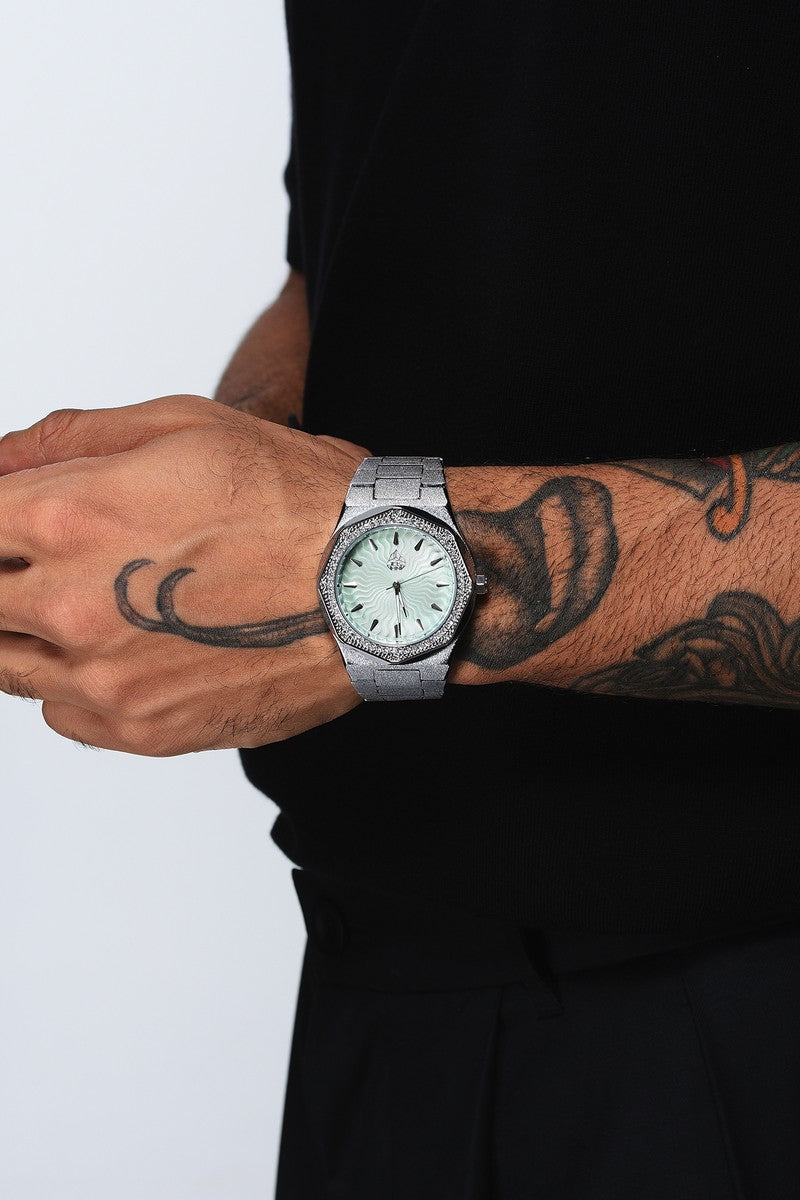 Iced Out Chrono Watch