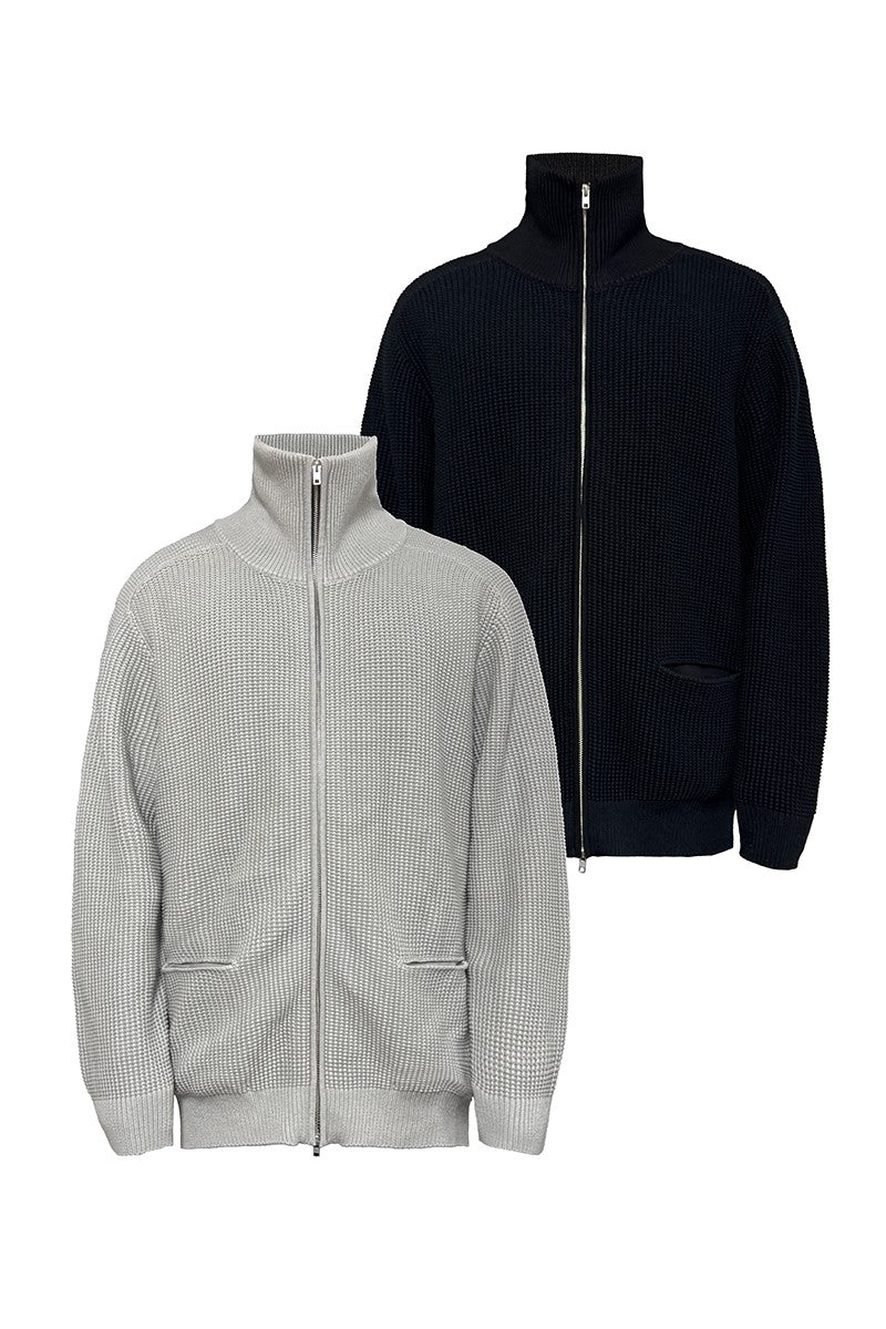 Heavyweight Zip Turtleneck Sweater