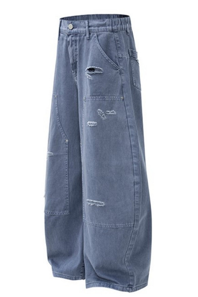 Distressed Scythe Baggy Jeans