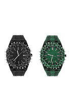 Iced Rainbow Nautilus Watch