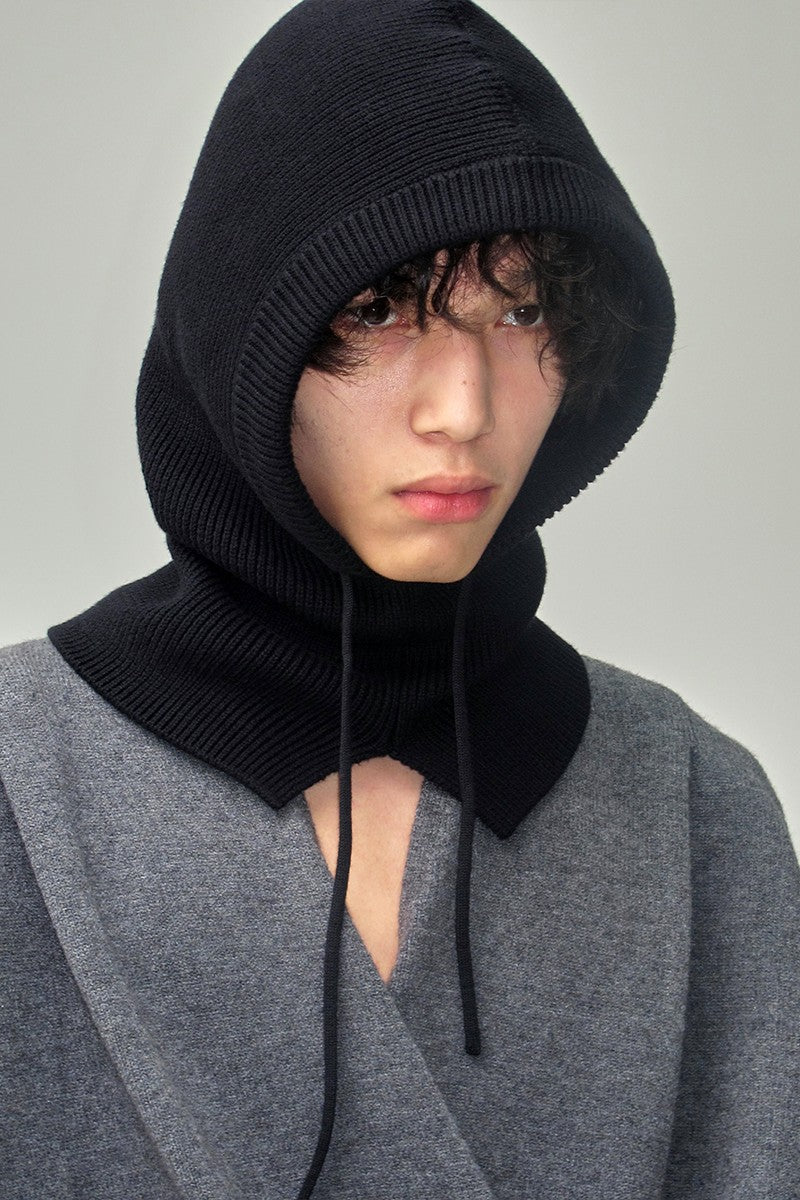 Drawstring Fleece Balaclava Hat