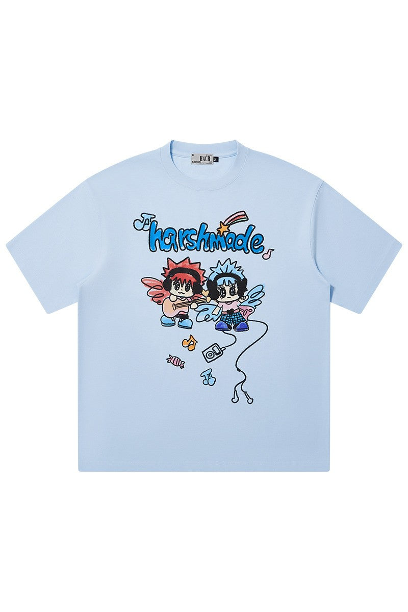 Y2K Graffiti Girl Tee