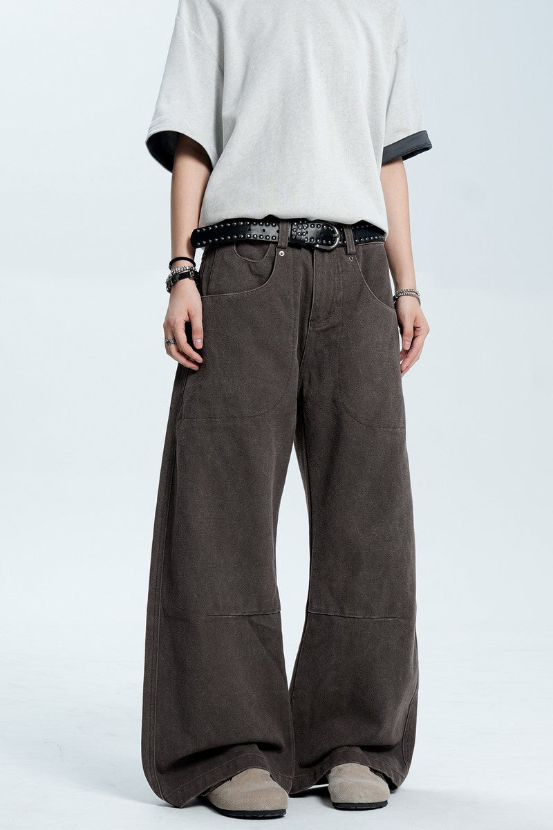 Washed Street Loose Fit Jeans