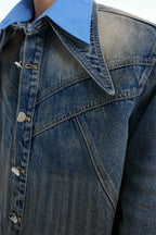 Layered Denim Jacket