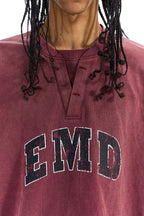 Washed Double Collar Graphic Tee