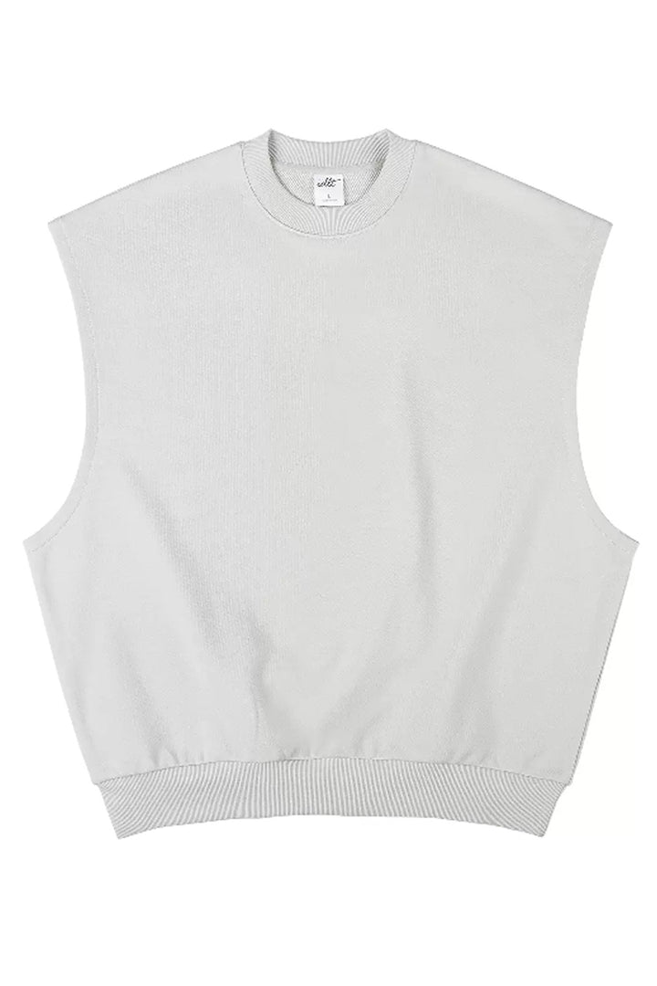 Heavyweight Sleeveless Hoodie Vest