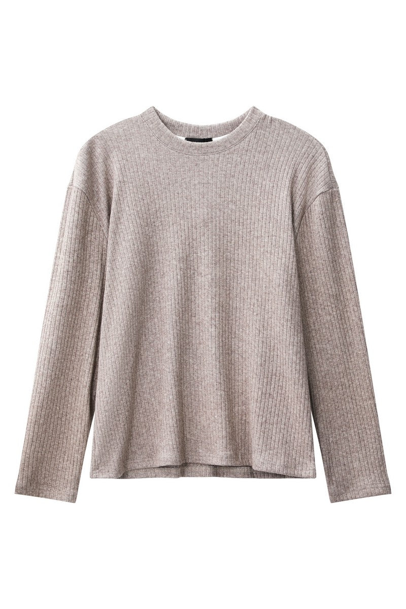 Textured Knit Long Sleeve Tee – Copping Zone