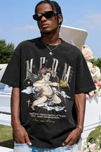 Angel Series Washed Hand-Painted Tee