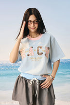 Dog Paw Patchwork T-Shirt