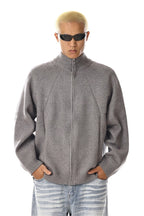 Loose Knit Cardigan Sweater