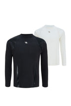 Ribbed Cotton Leather Patch Tee