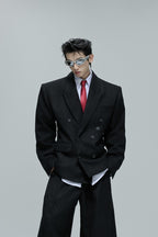 Waffle Textured Pearl Blazer