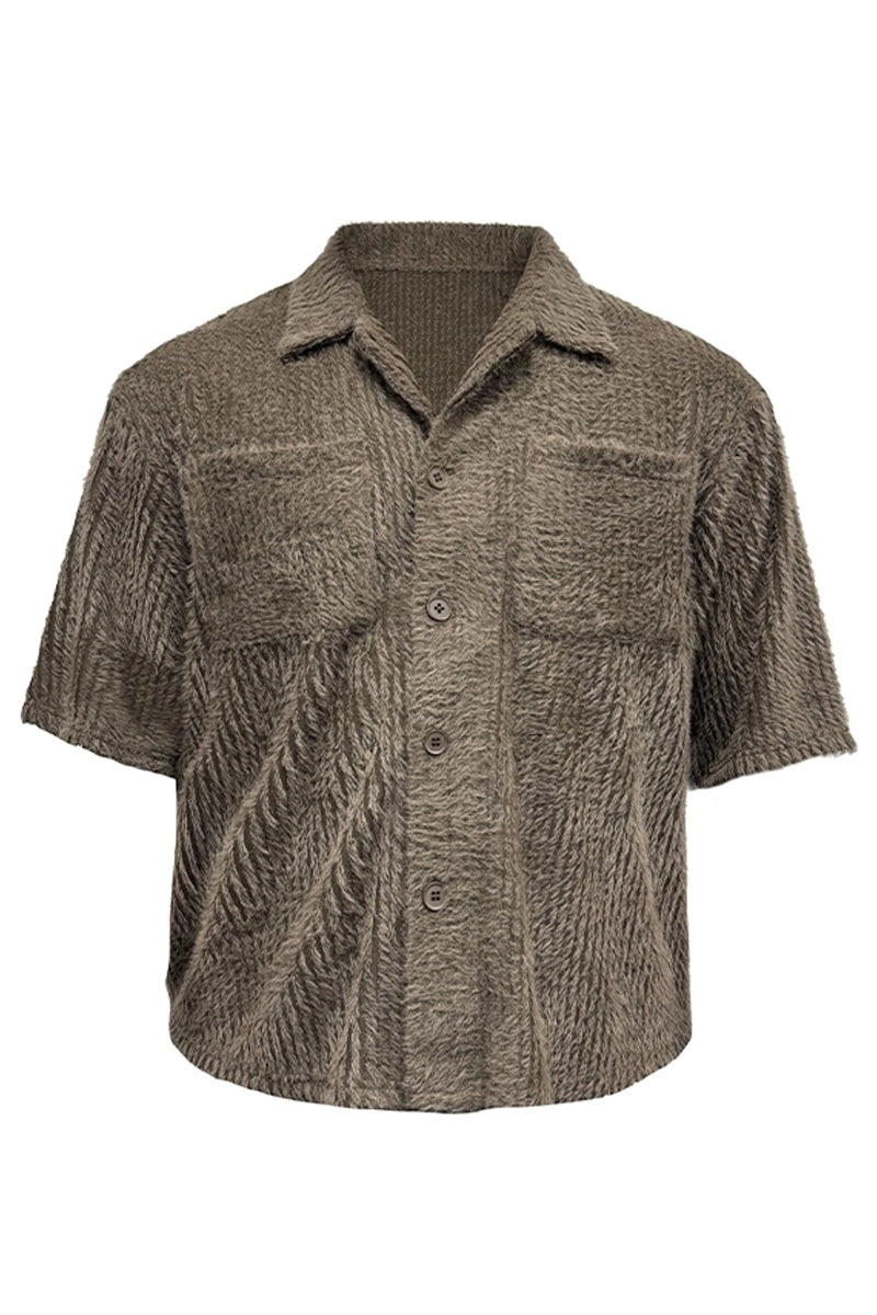 Textured Short Sleeve Shirt