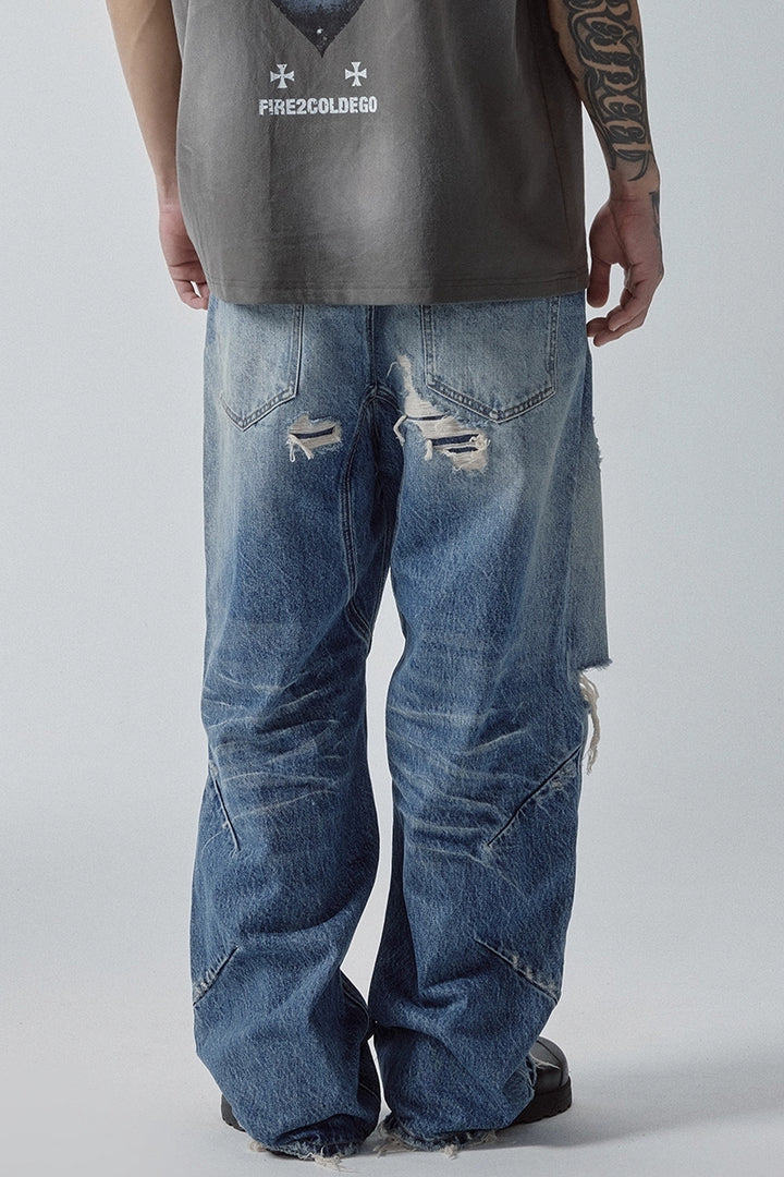 Vintage Ripped Jeans