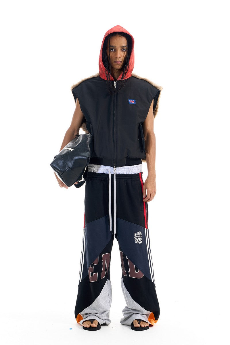 Camo Hooded Fleece Vest