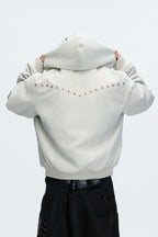 Faux Wolf Fur Puffer Jacket