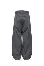 Wool Blend Pleated Trousers