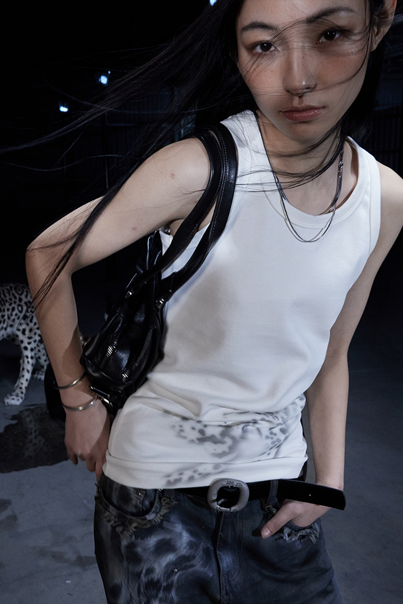 Leopard Print Fitted Tank