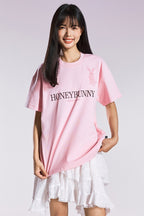 Embroidered Bunny Graphic Tee