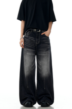 Front Seam Gray Jeans