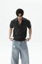 Vintage Knit Button Up Cardigan