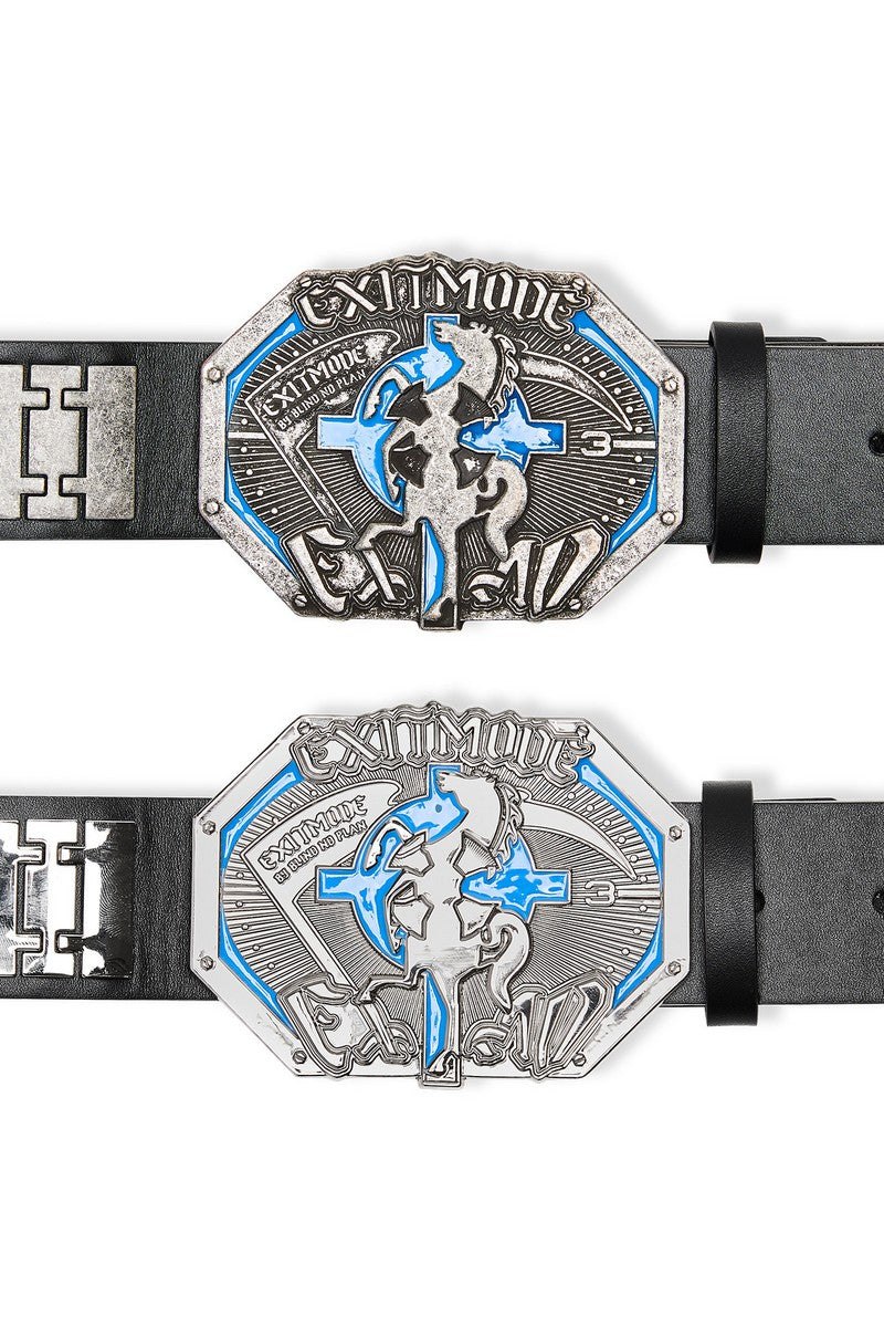 Dial Crosshorse Buckle Belt