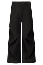 Wrinkled Loose Dress Pants