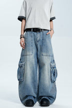 Scythe Pocket Denim Cargo Pants