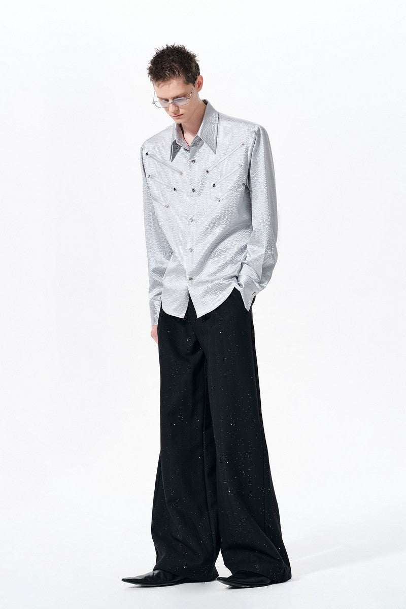 Textured Longsleeve Shirt