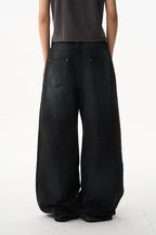 Washed Wide Leg Jeans