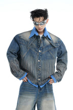 Layered Denim Jacket